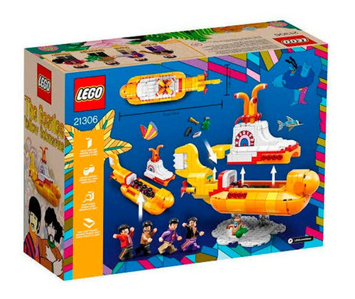 Lego Yellow Submarine Submarino Amarelo Beatles Montado 553
