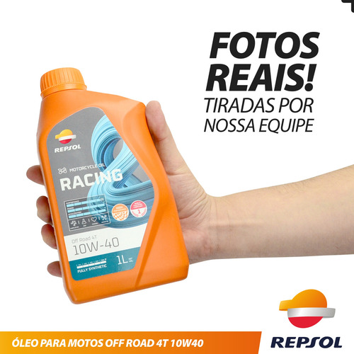 Óleo Repsol 10w40 Motor 4t Off Road Trilha 100% Sintético 1l
