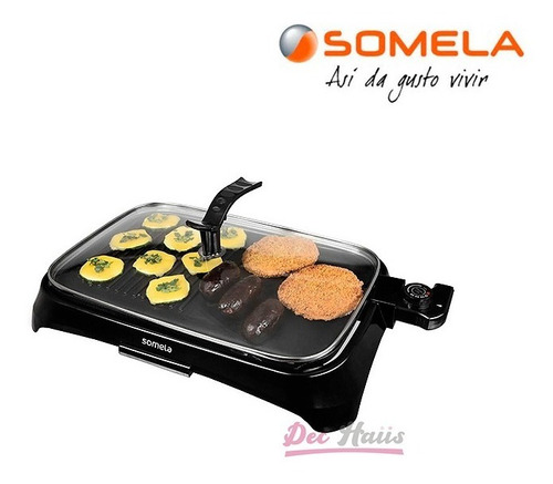 Parrilla Electrica Anti-adherente Chef Grill 1600w Somela
