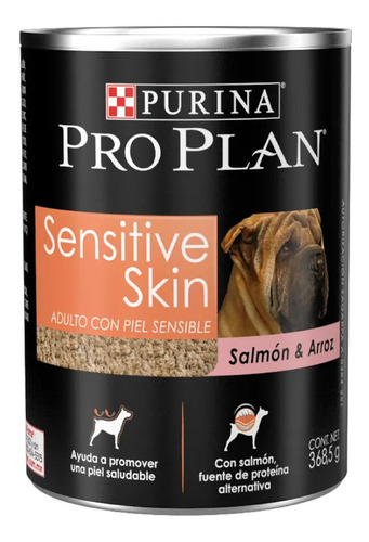 Alimento Perro Adulto Sensitive Skin Lata 368.5 G Pro Plan