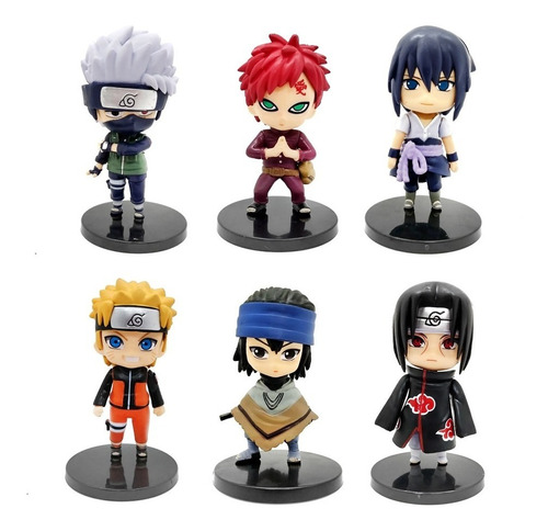 Figuras De Acción De Naruto Colección X6  Personajes 