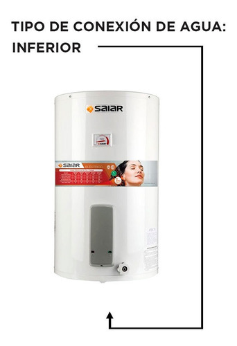 Termotanque Electrico De Colgar Saiar By Rheem 55lts Tecc055