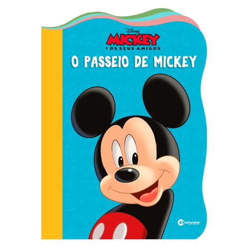 Livro Recortado Disney O Passeio De Mickey E Os Seus Amigos