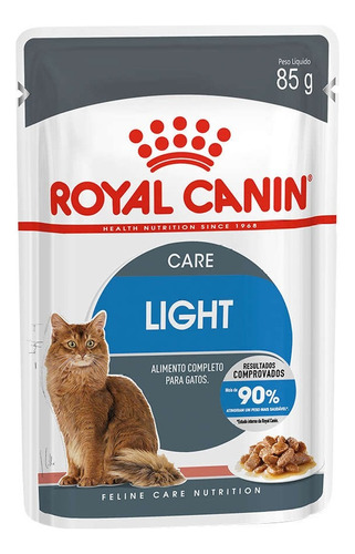 Ração Úmida Gatos Adultos Ultra Light Sachê 85g Royal Canin