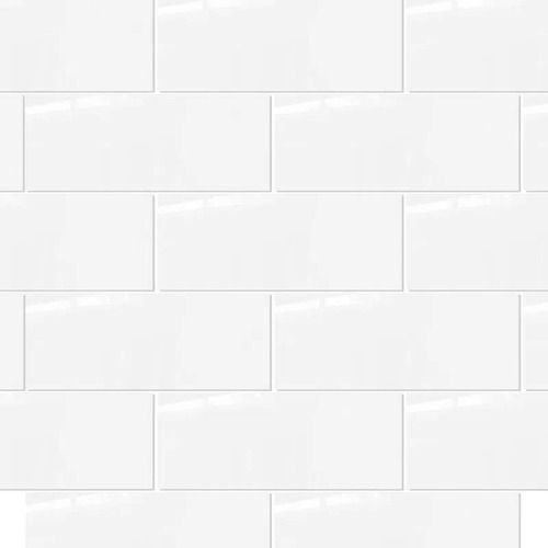 Cerámica Muro Ice Blanco Brillante 15x60 Cm