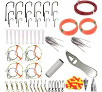 Comprar Kit Articulos Pesca Variada Mar Lineas Plomadas Anzuelos