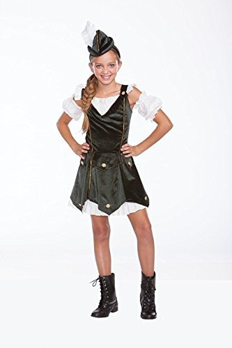 Disfraz Para Niña Robin Hood Talla Small/medium Halloween