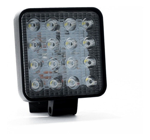 Imagen 4 de 10 de Faro Led Auxiliar 16 Led 48w Cuatri 4x4 Agro Off Road El Par