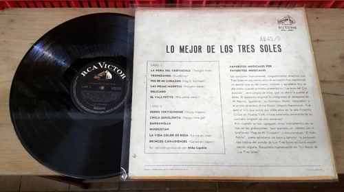 Los Tres Soles Lo Mejor Disco Lp Vinilo (Usado)