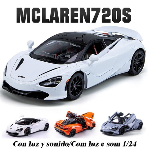 Rápidos Y Furiosos Mclaren 720s Miniatura Metal Supercoches