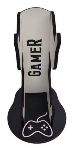 Artesanato JSL Suporte De Controle Videogame Gamer Universal Game 14cm x 23cm x 22cm Preto