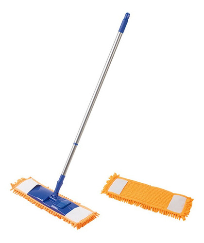 Vassoura Mop Tira Pó 44 Cm Chenille Com 1 Refil