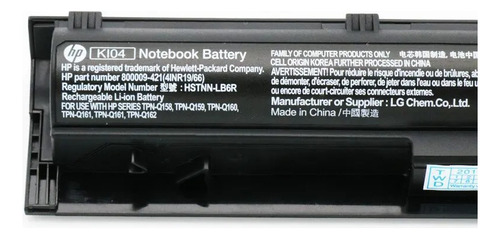 Bateria Original Hp Pavilion Ki04 800049-001 8000 K104 