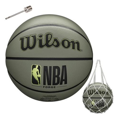 Balon Basquetbol Pelota Basketball 7 Wilson Nba Forge In/out