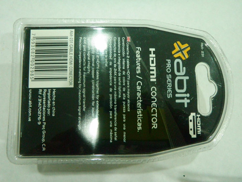 Imagen 5 de 6 de Conector Hdmi Abit Pro Series Hembra Hembra