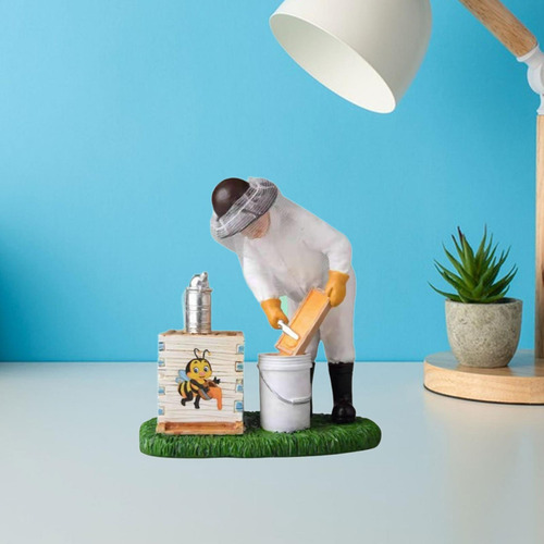 Estatueta De Resina Para Apicultura, Arte, Colheita De Mel
