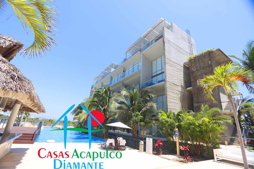 Cad Aura A 008. Funcional Y Acogedor, Con Balcón Y Acceso A Club De Playa En La Mejor Zona De Acapulco