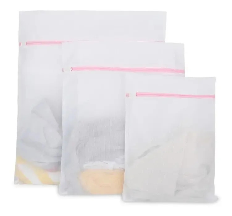 Saco Tela Para Lavagem Lingerie Roupa Íntima Tecido Delicado