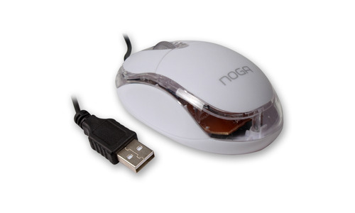 Pack X10 Mini Mouse Retroiluminado Noga Ng-611 Usb Optico Pc