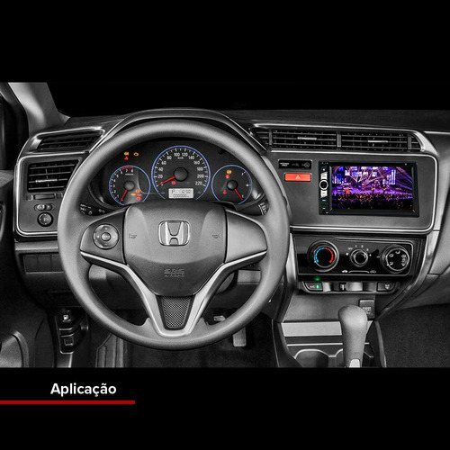 Central Multimídia Dvd Honda City Personal Lx Dx 2018 2019