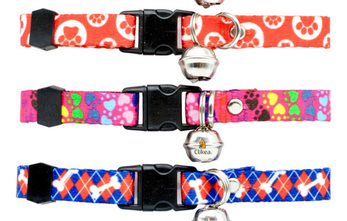 Paquete De 5 Collares Para Perro Pequeño Silverado Color Variado Tamaño Del Collar 16 Cm