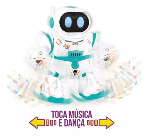 Robo Dançarino Infantil Dance Brinquedo Com Luz Som