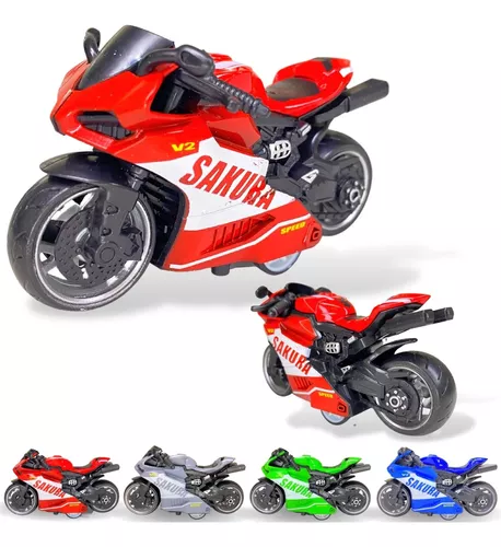 Moto De Brinquedo Infantil Super Cross Miniatura Corrida Menino