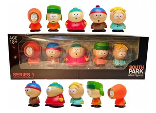 South Park Figuras Set 5 Muñeco Caja Cartman Kenny Stan Kyle