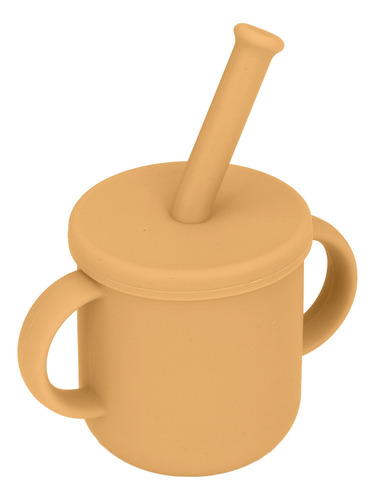 Taza De Silicona Para Entrenamiento, Color Caqui, Con Mango