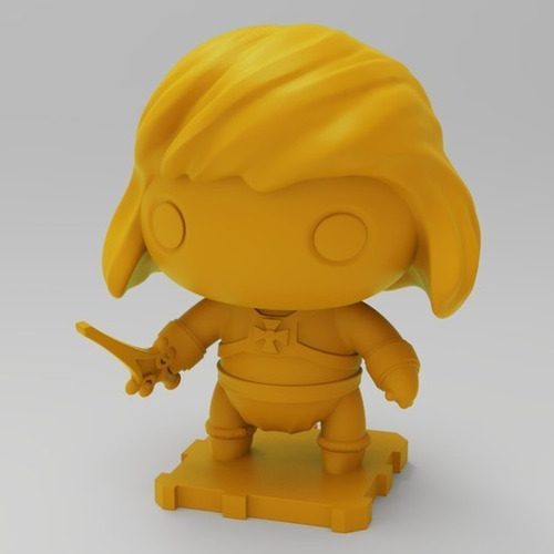 Imagen 3 de 3 de Muñeco He Man Figura Para Pintar Plakit Coleccion