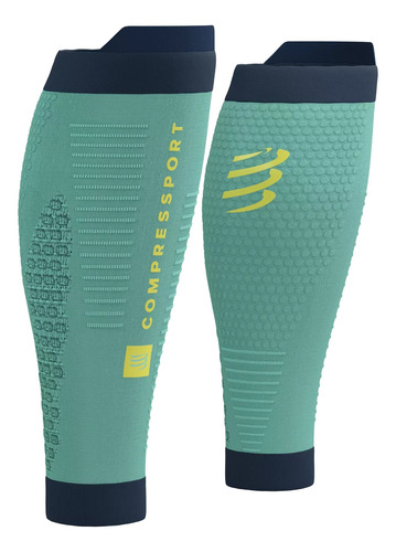 Gemeleras R2 3.0 Compressport Blues/green Sheen 