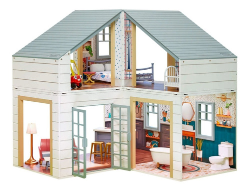 Stack And Style Wood Dollhouse  661419