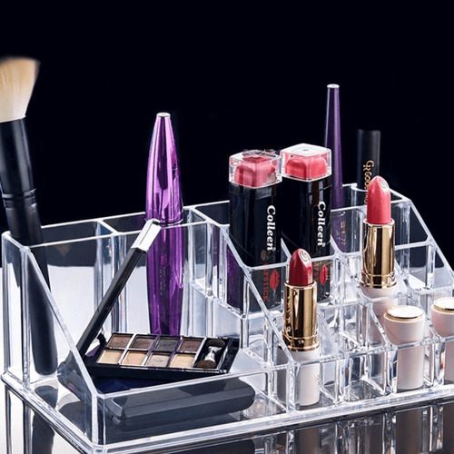 Imagen 2 de 10 de Organizador Maquillaje Acrílico Porta Maquillaje Accesorios