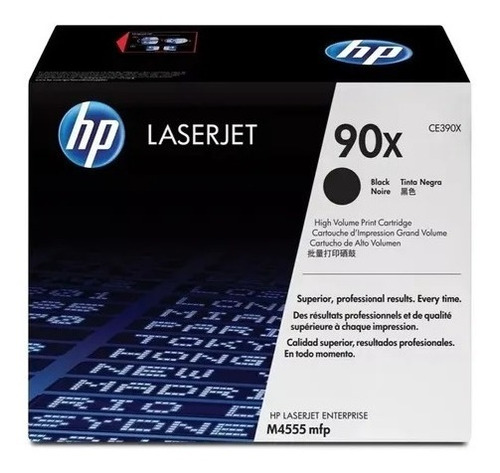 Recarga Toner Hp Original 90x Ce390x Negro Para M4555 Mfp