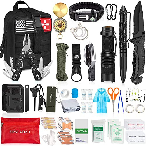 200pcs Emergency Survival Kit And First Aid Kit Professional