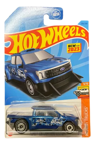 Hot Wheels Ford F-150 Lightning Custom Azul #226/250 2023 P