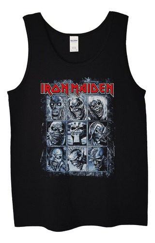 Polera Musculosa Iron Maiden Eddie Ages Metal Abominatron