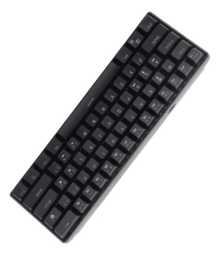 Teclado Mecánico De 61 Teclas Con Retroiluminación Rgb Azul