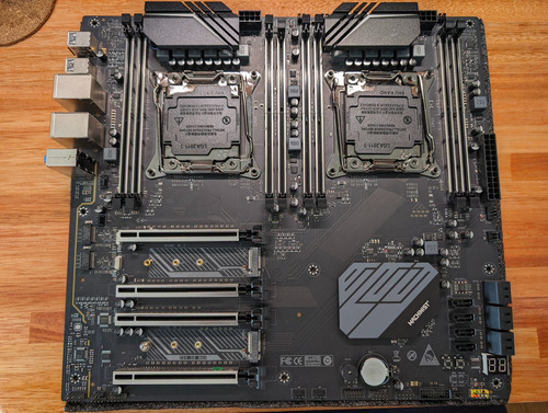 Motherboard Xeon Dual Machinist + Memorias 64gb + Gpu + Cpus