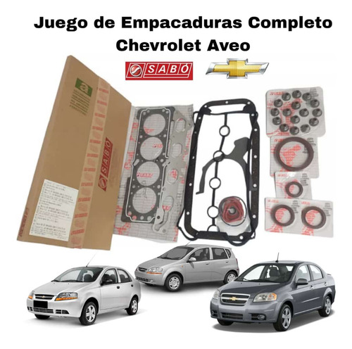 Kit Juego Empacadura Aveo 1.6 (1 Y 2 Hueco)