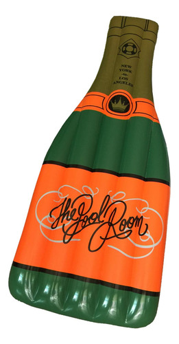 Botella De Champán Gigante Inflable Con Forma De Flotador Pa