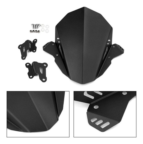 Parabrisa Parabrisa Para Yamaha Fz 09 Mt 09 2019-2020 Negro