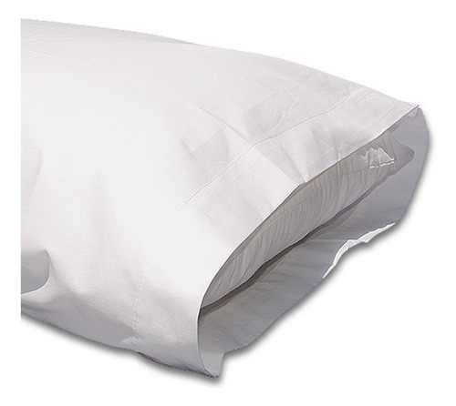 Set 2 Fundas Almohada Blanca Percale