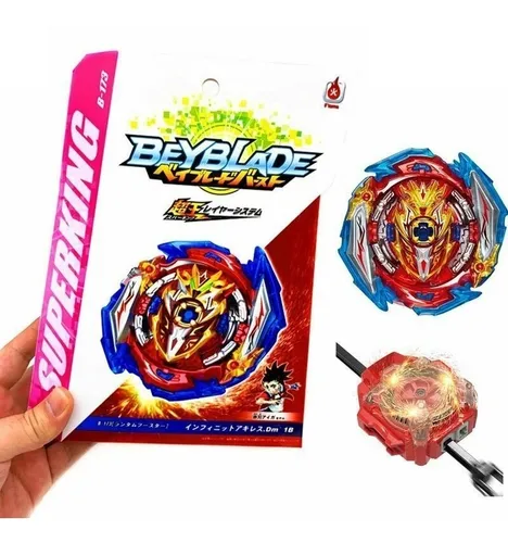 Beyblade Superking Infinite Achilles Lanzador Aquiles B173 Env o