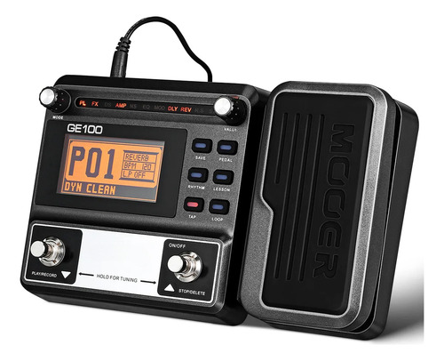Pedal De Efecto Mooer Mooe100 Multi Efeitos Ge100 Negro