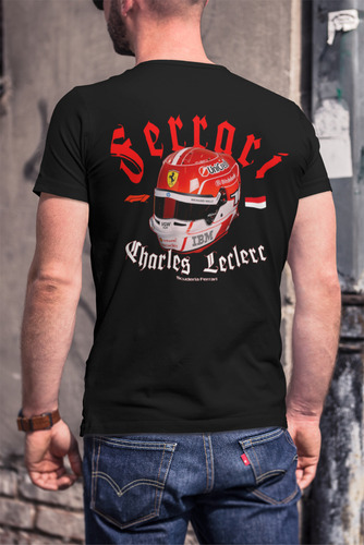 Playera Charles Leclerc Ferrari Formula 1 Helmet