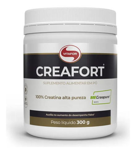 Creafort Creatina Creapure Vitafor 300g Original Val. Longa