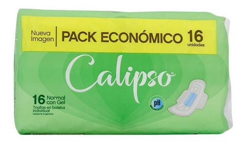 Toallas Femeninas Alas Pock 16 Un Calipso T.femeninas / Pr
