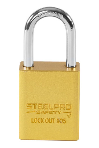 Candado Lock Out X05 Dorado | Pack X 6