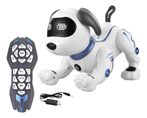 Robot Puppy Smart Con Luz Y Sonido Rc Animal Dog Toy Para